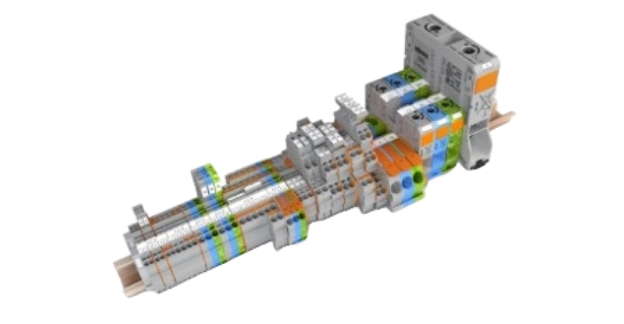 Rail-mounted terminal blocks